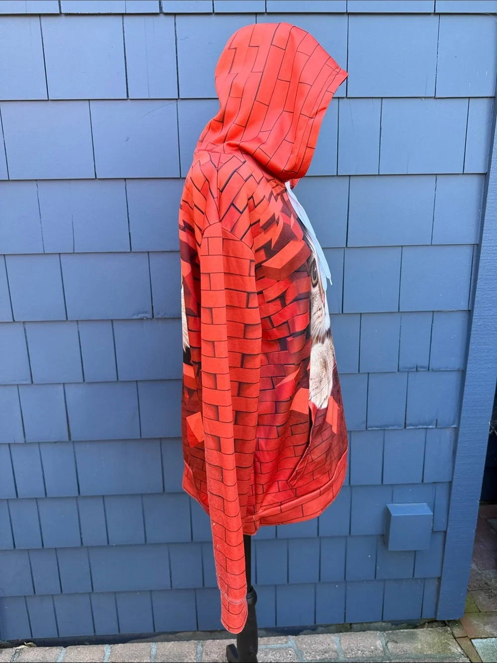 Source Unknown Red Cat Breakthrough Hooded Sweatshirt